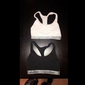 Calvin Klein sports bras